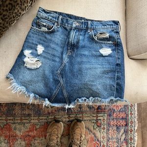 Seven for all man kind jean skirt